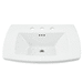 American Standard A0445008020 White Pedestal Basin