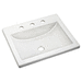 American Standard A0643008020 White Self Rimming Bathroom Sink