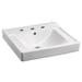 American Standard A9024008EC020 White Wall Hung Bathroom Sink