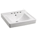 American Standard A9024014EC020 White Wall Hung Bathroom Sink