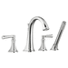 American Standard AT722901002 Polished Chrome Tub Faucet Trim Kit