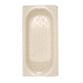 American Standard A2393202TC222 Linen 60'' x 30'' Soaking Tub