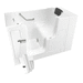 American Standard A3052OD105SLWPC White/Polished Chrome Unique Size Soaking Tub