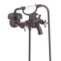  Montreux Wall Mount Whirlpool Faucet Tub Faucet - Brushed Black Chrome