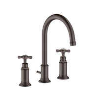  Montreux 8'' Widespread Bathroom Faucet - Brushed Black Chrome
