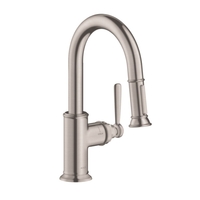  Montreux Pull-Out Spray Kitchen Faucet - Steel Optik