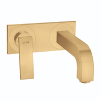  Citterio Wall Mount Bathroom Faucet Bathroom Faucet - Brushed Gold Optic