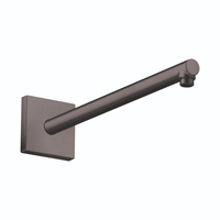  ShowerSolutions Shower Arm Shower Accessory - Brushed Black Chrome