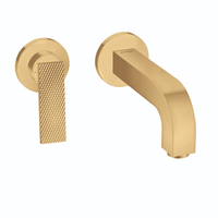  Citterio Wall Mount Bathroom Faucet Bathroom Faucet - Brushed Gold Optic