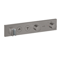  ShowerSolutions Thermostatic Valve Trim Trim Kit - Brushed Black Chrome