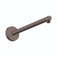  ShowerSolutions Shower Arm Shower Accessory - Brushed Black Chrome