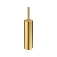  Universal Circular Toilet brush Holder Bathroom Accessory - Brushed Gold Optic
