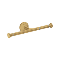  Universal Circular Paper Holder Bathroom Accessory - Brushed Gold Optic