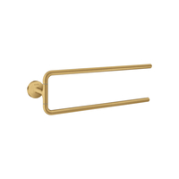  Universal Circular Towel Bar Bathroom Accessory - Brushed Gold Optic