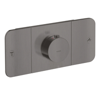  ONE Thermostatic Valve Trim Trim Kit - Brushed Black Chrome