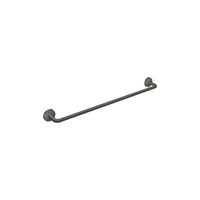  Universal Circular Towel Bar Bathroom Accessory - Brushed Black Chrome