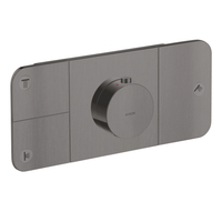  ONE Thermostatic Valve Trim Trim Kit - Brushed Black Chrome