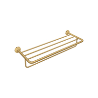  Universal Circular Towel Rack Bathroom Accessory - Brushed Gold Optic