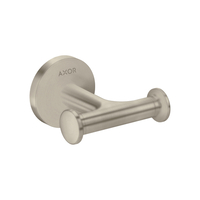  Universal Circular Robe Hook Bathroom Accessory - Brushed Nickel