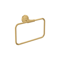  Universal Circular Towel Ring Bathroom Accessory - Brushed Gold Optic