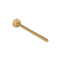  Universal Circular Towel Bar Bathroom Accessory - Brushed Gold Optic