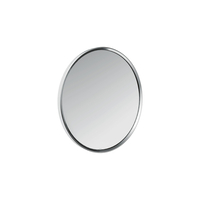  Universal Circular Round Mirror - Chrome