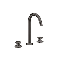 ONE 8'' Widespread Bathroom Faucet - Brushed Black Chrome