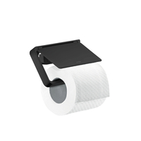  Universal Paper Holder Bathroom Accessory - Matte Black