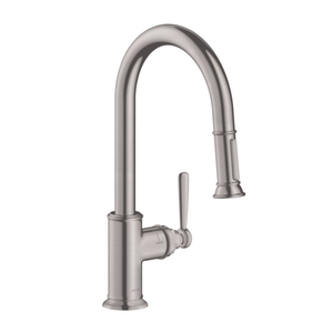 AX16581801 Montreux Pull-Out Spray Kitchen Faucet - Steel Optik