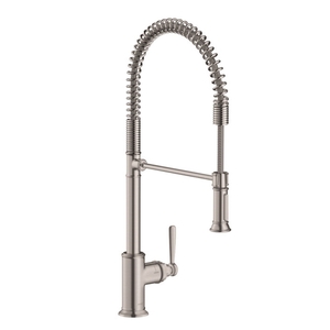 AX16582801 Montreux Pull-Out Spray Kitchen Faucet - Steel Optik