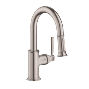 AX16584801 Montreux Pull-Out Spray Kitchen Faucet - Steel Optik