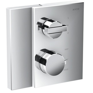 AX46760001 Edge Thermostatic / Volume Control Trim Trim Kit - Chrome