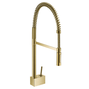 AX10820251 Starck Single Handle Kitchen Faucet - Brushed Gold Optic