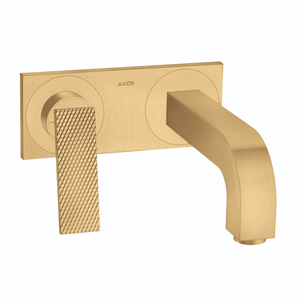 AX39171251 Citterio Wall Mount Bathroom Faucet Bathroom Faucet - Brushed Gold Optic