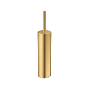 AX42855250 Universal Circular Toilet brush Holder Bathroom Accessory - Brushed Gold Optic