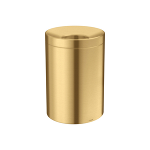 AX42872250 Universal Circular Waste Basket Bathroom Accessory - Brushed Gold Optic