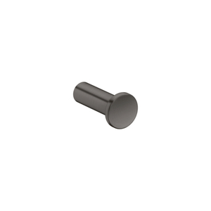 AX42811340 Universal Circular Robe Hook Bathroom Accessory - Brushed Black Chrome