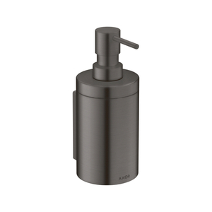 AX42810340 Universal Circular Soap Dispenser Bathroom Accessory - Brushed Black Chrome