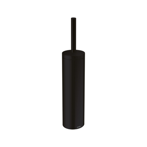 AX42855670 Universal Circular Toilet brush Holder Bathroom Accessory - Matte Black