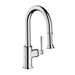 AXOR AX16584001 Chrome Pull-Out Spray Kitchen Faucet