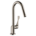 AXOR AX39835831 Polished Nickel Pull-Out Spray Kitchen Faucet