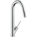 AXOR AX12806001 Chrome Pull-Out Spray Kitchen Faucet