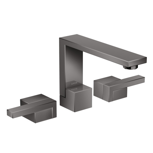 AX46051331 Edge 8'' Widespread Bathroom Faucet - Brushed Black Chrome