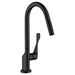 AXOR AX39835671 Matte Black Pull-Out Spray Kitchen Faucet