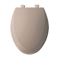  Elongated Toilet Seat Bathroom Accessory - Fawn Beige