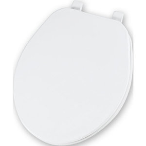 B70000 Round Front Toilet Seat Bathroom Accessory - White