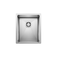  Precision Stainless Steel Undermount - Single Bowl Kitchen Sink - Polished Satin
