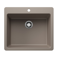 Single Bowl Sinks 25 in x 22 in x 9-2/5 in