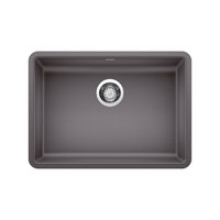  Precis White/Color Undermount - Single Bowl Kitchen Sink - Cinder
