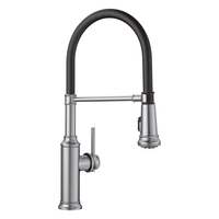  Empressa Pull-Out Spray Kitchen Faucet - PVD Steel